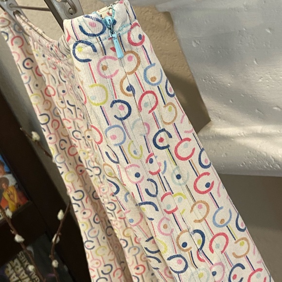 Retro Fun Colorful Print Skirt With A Flare - Picture 5 of 12